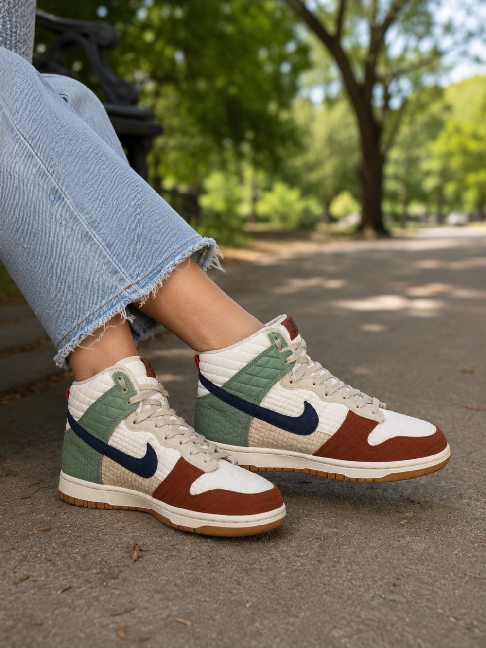 Nike W Dunk High LX Next Nature Sz8 F32